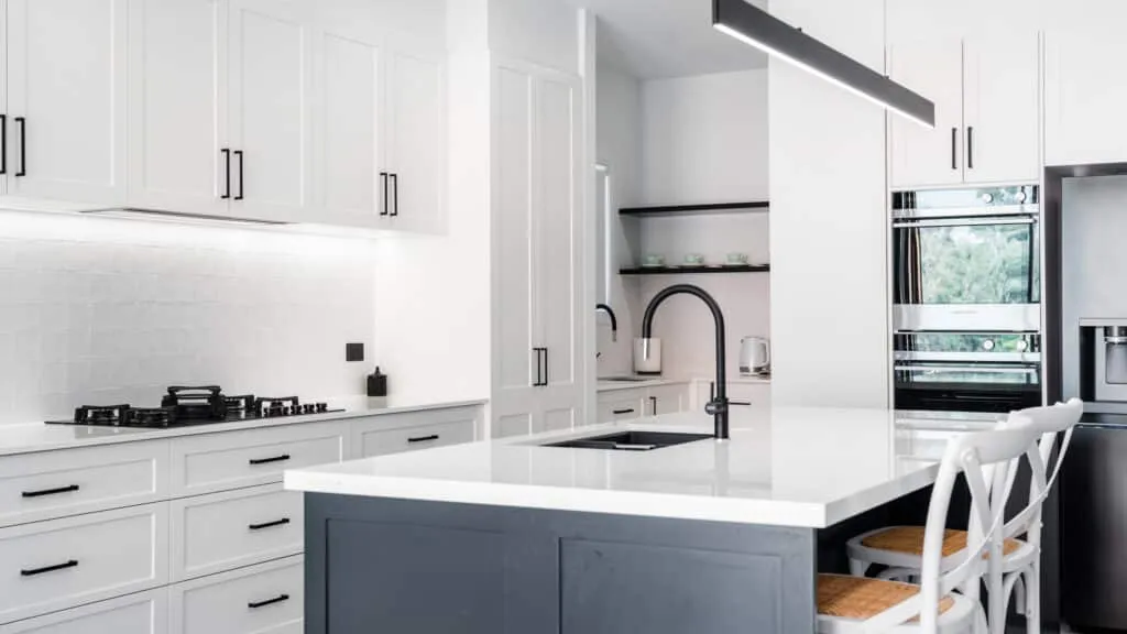 Kitchen with island bench
