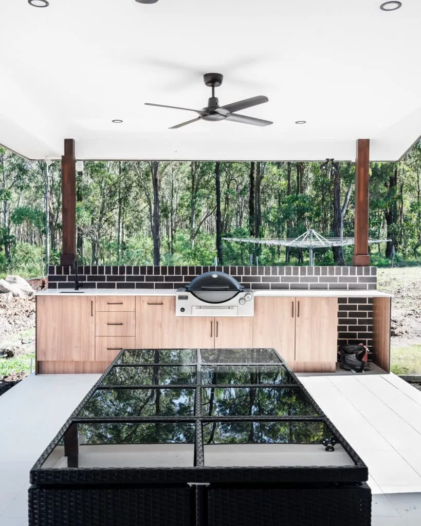 Large outdoor living space