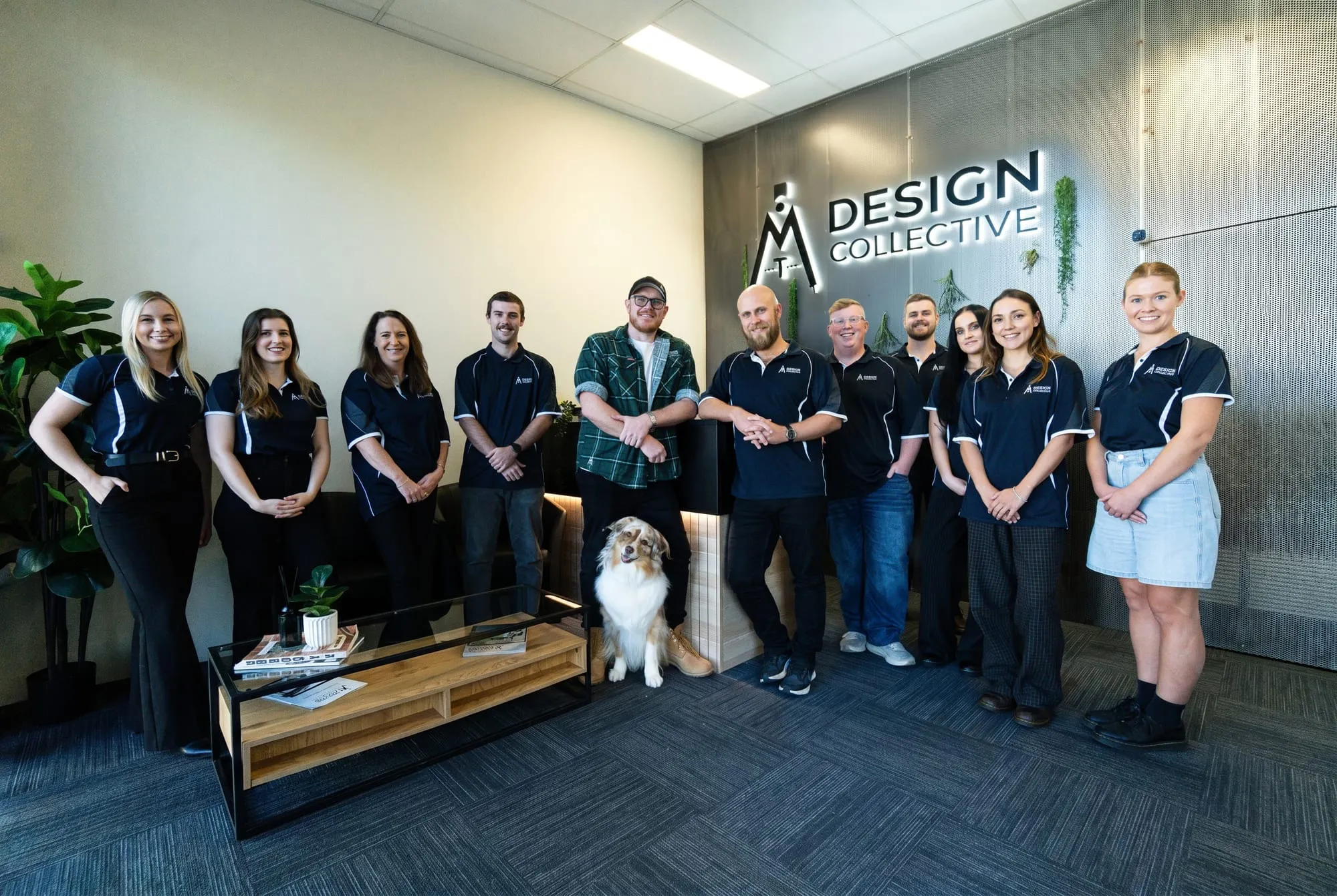 The MT Design Collective team on site
